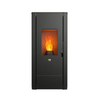 Estufa de pellet KRONE 7 kW negra