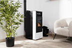 Estufa de pellet WATT 9 kW blanco