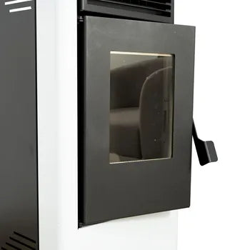Estufa de pellet WATT 9 kW blanco