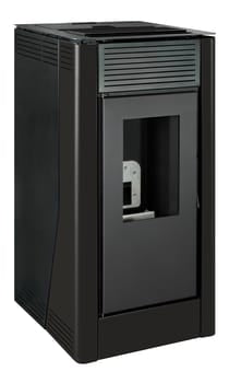 Hidroestufa de pellet TJ Velika 15 kW negra