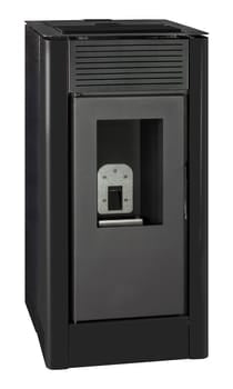 Hidroestufa de pellet TJ Velika 15 kW negra