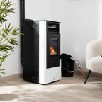 Estufa de pellet WATT 9 kW blanco