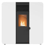 Estufa de pellet canalizable REDPOD First Advance Slim 8 kW blanca
