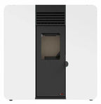 Estufa de pellet canalizable REDPOD First Advance Slim 8 kW blanca