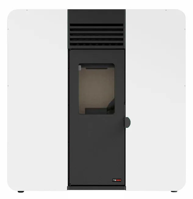 Estufa de pellet canalizable REDPOD First Advance Slim 8 kW blanca
