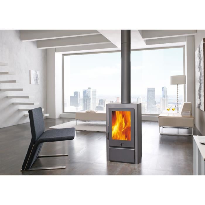 FOGÃO A LENHA FJORD SAND ECO-DESIGN