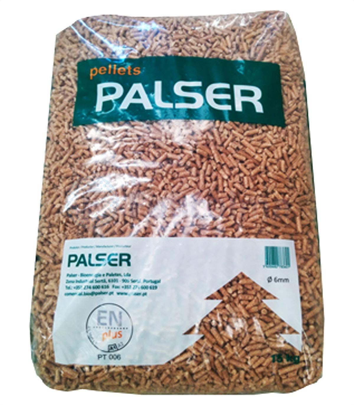 Pellet palser 15 kg 60 sacos